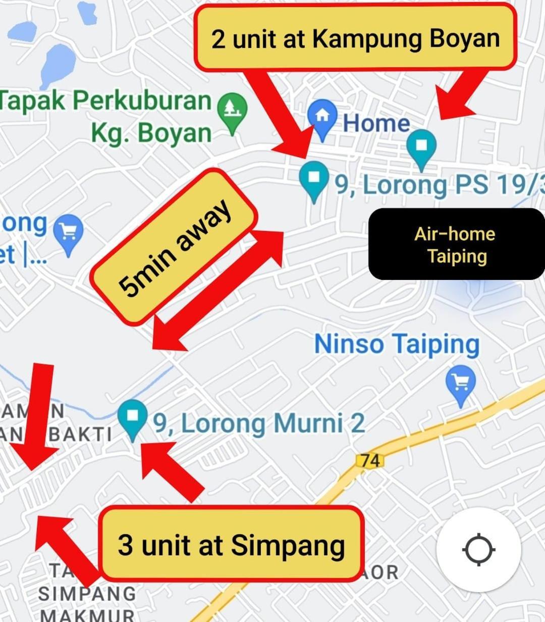 Air-Home M9 Simpang Near Aulong Econsave, 4Br, 10Pax, Netflix Taiping Luaran gambar