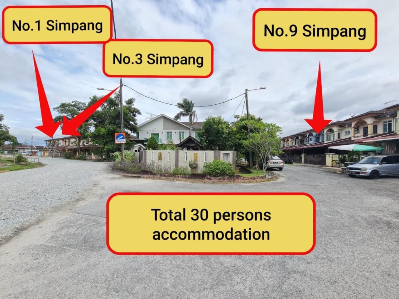 Air-Home M9 Simpang Near Aulong Econsave, 4Br, 10Pax, Netflix Taiping Luaran gambar